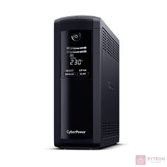   CyberPower VP1600ELCD szünetmentes tápegység (UPS) Vonal interaktív 1600 VA 960 W 4 AC kimenet(ek)