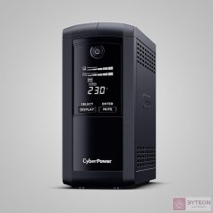  CyberPower VP1000ELCD szünetmentes tápegység (UPS) Vonal interaktív 1000 VA 550 W 3 AC kimenet(ek)