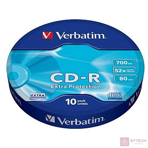 Verbatim CD-R 52X 700MB 10PK OPS Wrap EP 10 dB