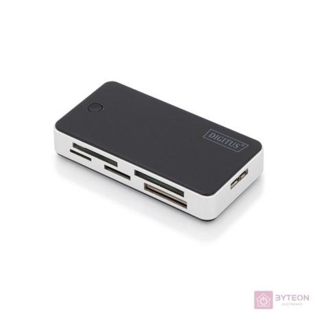 Digitus DA-70330-1 kártyaolvasó Fekete, Fehér USB 3.2 Gen 1 (3.1 Gen 1)