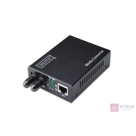 Digitus DN-82010-1 hálózati média konverter 1310 nm Multi-mode Belső Fekete