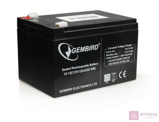 Gembird BAT-12V12AH UPS akkumulátor Zárt savas ólom (VRLA) 12 V 12 Ah