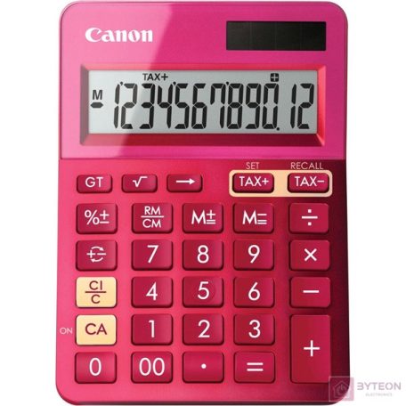 Canon LS-123k számológép Asztali Alap számológép Rózsaszín
