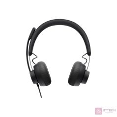 Logitech Zone Wired UC Headset Fejpánt Fekete USB C-típus
