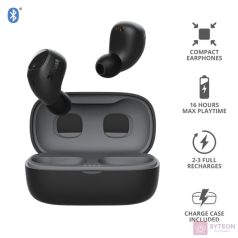 Trust Nika Compact Headset Hallójárati Fekete Bluetooth
