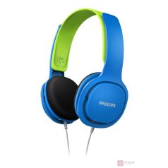   Philips SHK2000BL/00 fejhallgató és headset Fejpánt Kék, Zöld 3,5 mm-es csatlakozó