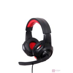   Gembird GHS-U-5.1-01 fejhallgató és headset Fejpánt Fekete, Vörös