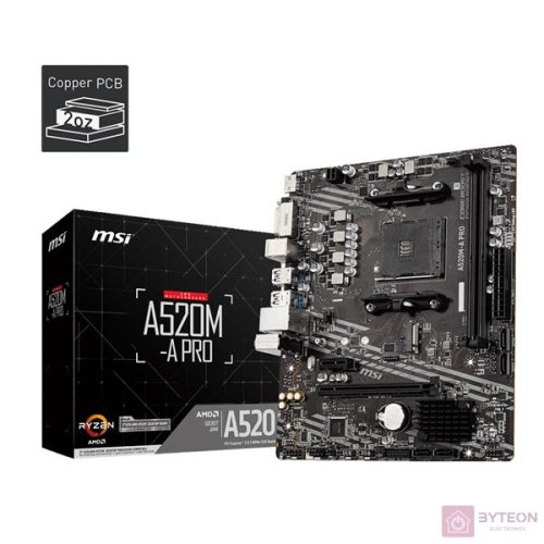 MSI A520M-A Pro (AM4)