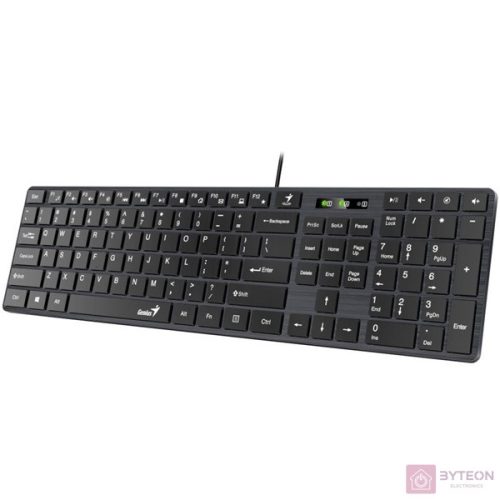 Genius SlimStar 126  (HU, USB) - Fekete