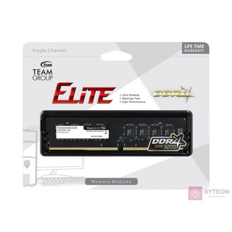 Team Group ELITE TED432G3200C2201 memóriamodul 32 GB 1 x 32 GB DDR4 3200 Mhz