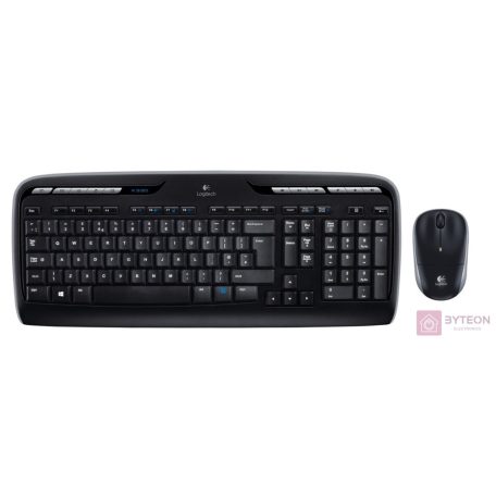 Logitech MK330 billentyűzet Vezeték nélküli RF QWERTZ Német Fekete