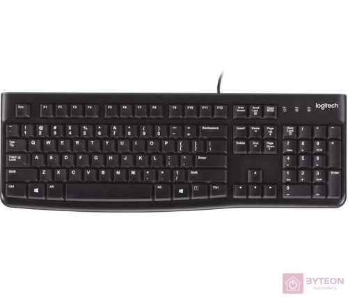 Logitech K120 billentyűzet USB QWERTZ Német Fekete