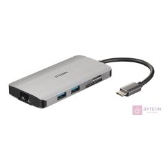   D-Link DUB-M810 dokkoló állomás és port replikátor Vezetékes Thunderbolt 3 Ezüst