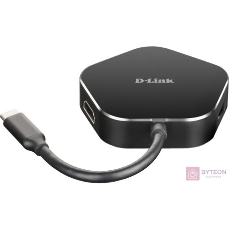 D-Link DUB-M420 dokkoló állomás és port replikátor Vezetékes Thunderbolt 3 Fekete, Ezüst