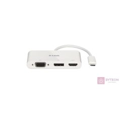   D-Link DUB-V310 dokkoló állomás és port replikátor Vezetékes USB 3.2 Gen 1 (3.1 Gen 1) Type-C Fehér