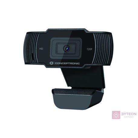 Conceptronic AMDIS03B webkamera 1280 x 720 pixelek USB 2.0 Fekete