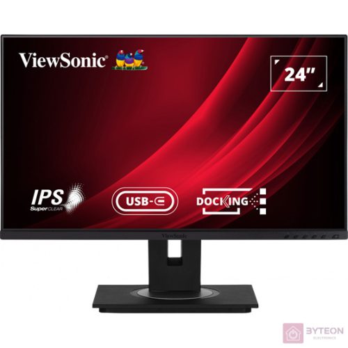 Viewsonic VG Series VG2456 LED display 60,5 cm (23.8") 1920 x 1080 pixelek Full HD Fekete