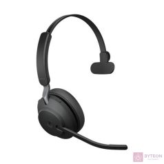   Jabra Evolve2 65, MS Mono Headset Fejpánt USB A típus Bluetooth Fekete