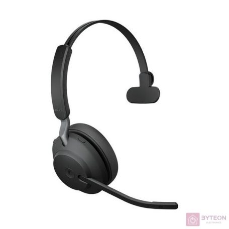 Jabra Evolve2 65, MS Mono Headset Fejpánt USB A típus Bluetooth Fekete