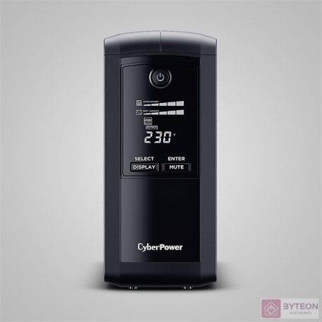 CyberPower VP700EILCD szünetmentes tápegység (UPS) Vonal interaktív 700 VA 390 W 6 AC kimenet(ek)