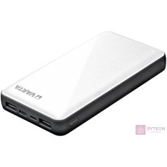   Varta Energy 15000 külső akkumulátor Lítium-polimer (LiPo) 15000 mAh Fekete, Fehér