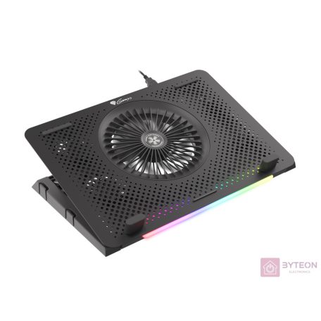 GENESIS Oxid 450 notebook hűtőpad 39,6 cm (15.6") 2400 RPM Fekete