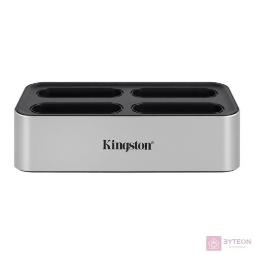 Kingston Technology Workflow Station Vezetékes USB 3.2 Gen 2 (3.1 Gen 2) Type-C Fekete, Ezüst