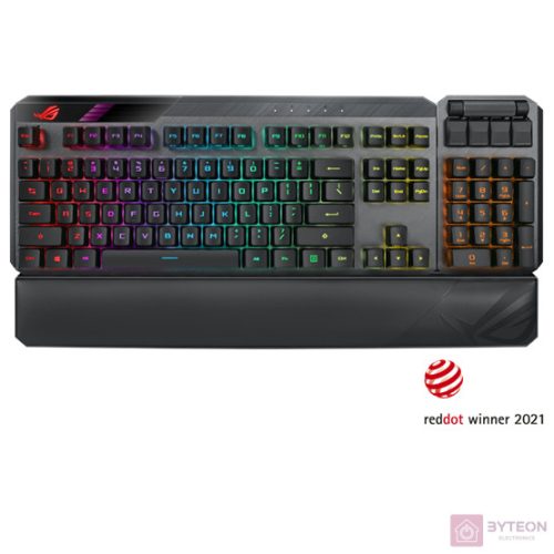 ASUS Claymore II RGB RX Red (HU, USB) - Fekete