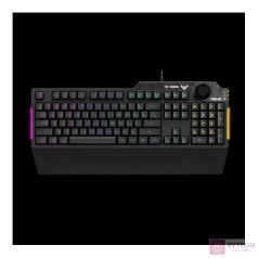 ASUS TUF Gaming K1 billentyűzet USB QWERTY Magyer Fekete
