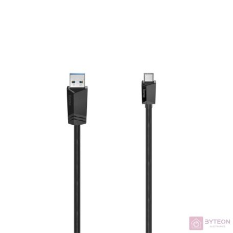 Hama 00200651 USB kábel 0,75 M USB 3.2 Gen 1 (3.1 Gen 1) USB C USB A Fekete