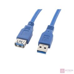 Lanberg CA-US3E-10CC-0030-B USB kábel 3 M USB A Kék