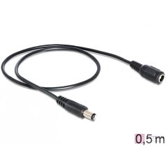 DeLOCK 83290 tápkábel Fekete 0,5 M