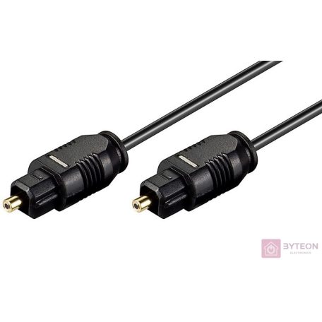 Goobay AVK 216-100 1.0m száloptikás kábel 1 M toslink Fekete