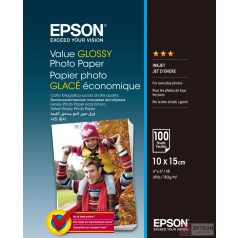Epson Value Glossy Photo Paper fotópapír Fényes