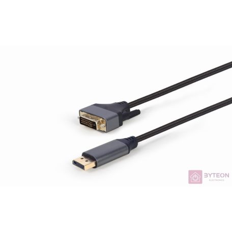 Gembird CC-DPM-DVIM-4K-6 video átalakító kábel 1,8 M DisplayPort DVI Fekete