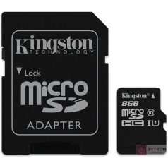   Kingston Technology Industrial memóriakártya 8 GB MicroSDHC UHS-I Class 10