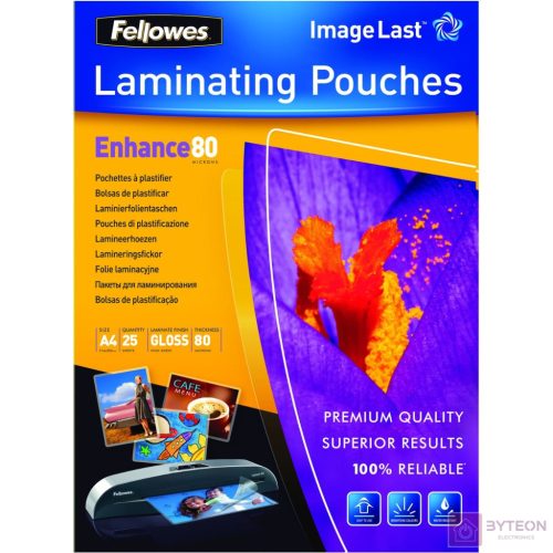 Fellowes 5396205 lamináló tasak 25 dB