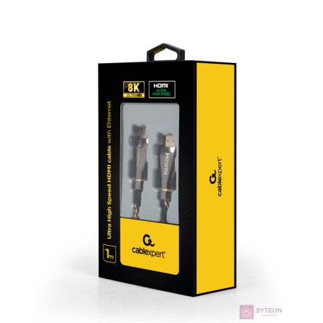 Gembird CCBP-HDMI8K-1M HDMI kábel HDMI A-típus (Standard) Fekete