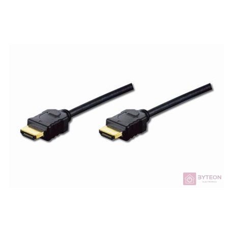 Digitus HDMI 1.4 5m HDMI kábel HDMI A-típus (Standard) Fekete