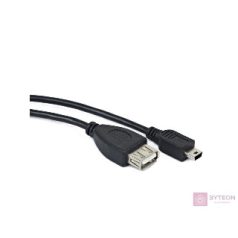   Gembird USB mini/USB 0.15m USB kábel 0,15 M USB 2.0 Mini-USB B USB A Fekete