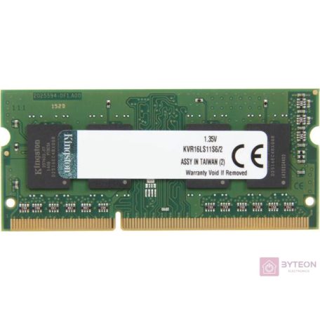 Kingston SO-DDR3 1600 2GB ValueRam CL9