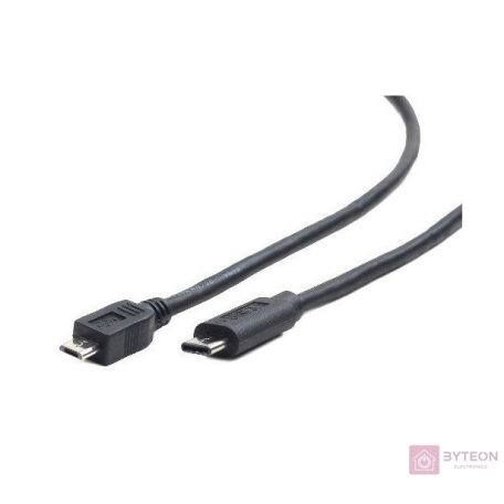 Gembird Kabel / Adapter USB kábel 1 M USB 2.0 Micro-USB B USB C Fekete