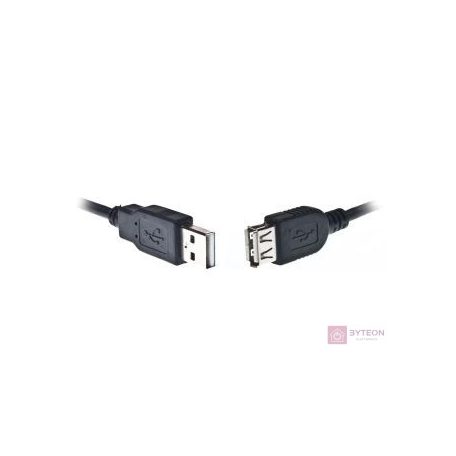 Gembird CCP-USB2-AMAF-15C USB kábel 4,6 M USB 2.0 USB A Fekete