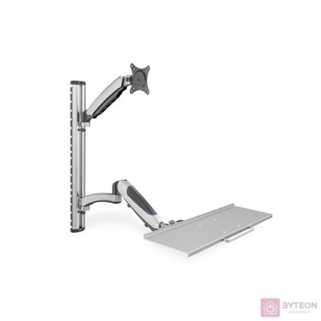 Digitus DA-90354 asztali TV konzol 68,6 cm (27") Ezüst