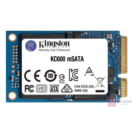 Kingston SSDNow KC600 1TB [mSATA]