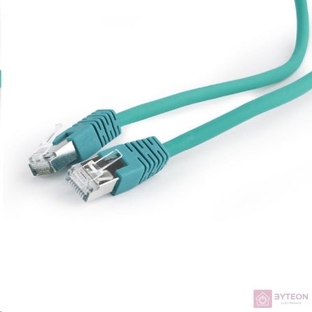 Gembird PP6A-LSZHCU-G-0.25M hálózati kábel Zöld 0,25 M Cat6a S/FTP (S-STP)