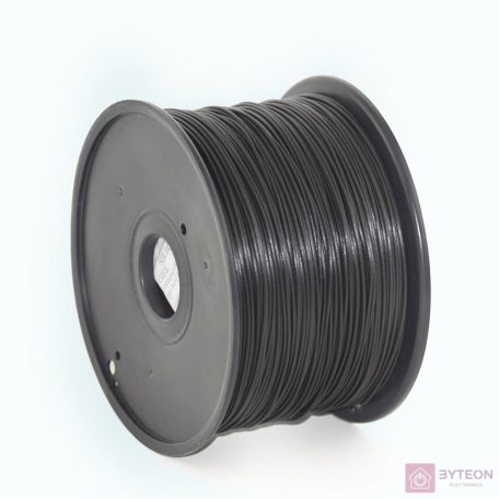 Gembird 3DP-ABS1.75-01-BK 3D nyomtató alapanyag ABS Fekete 1 kg