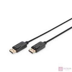 Digitus AK-340103-050-S DisplayPort kábel 5 M Fekete