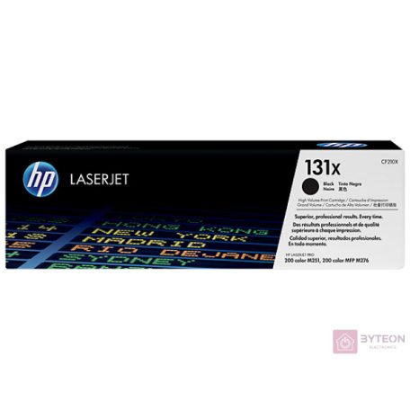HP 131X (CF210X) - Fekete, nagy kapacitású