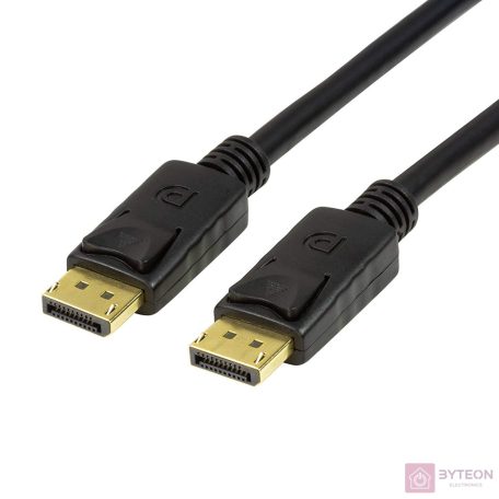 LogiLink CV0120 DisplayPort kábel 2 M Fekete